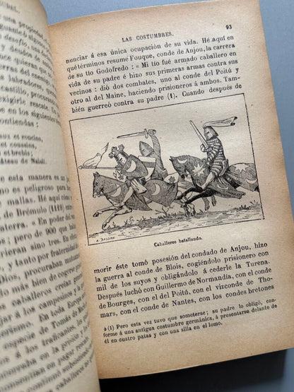 Historia de la civilización en la Edad Media y en los tiempos modernos, Ch. Seignobos - 1912