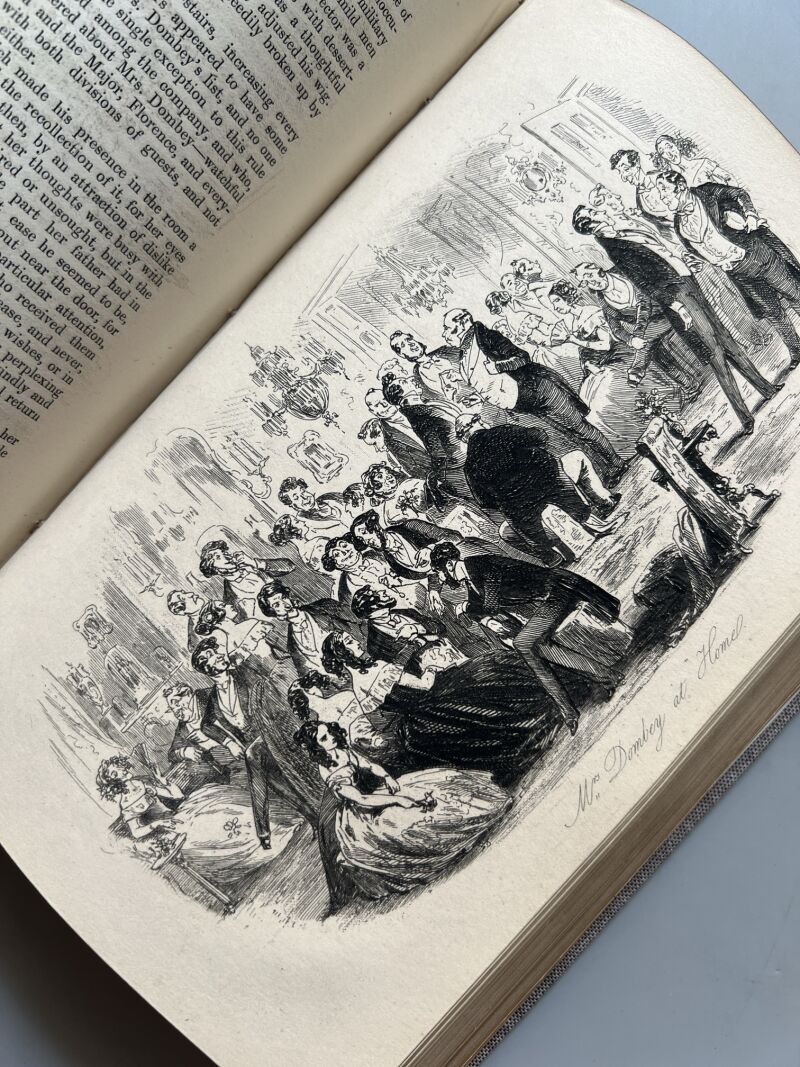 Dombey and son, Chales Dickens - Chapman & Hall, ca. 1870