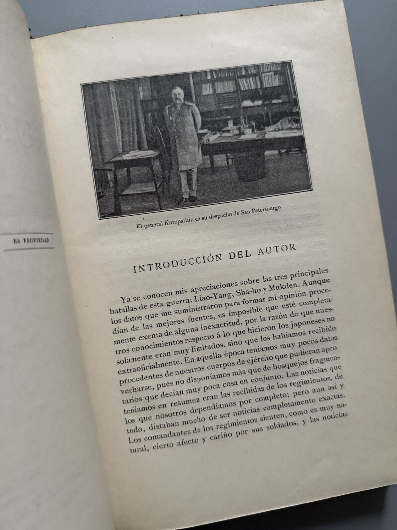 Memorias de General Kuropatkin, General Kuropatkin - Montaner y Simón, 1909