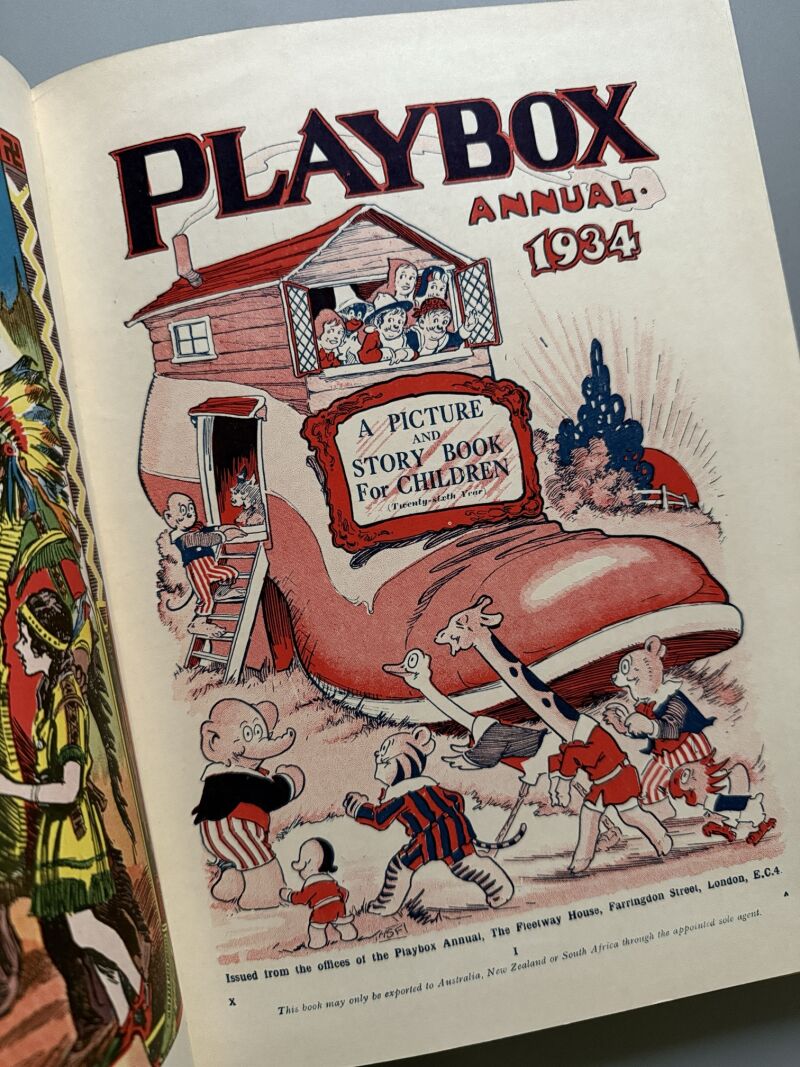 Playbox annual 1934. A picture and story book for children - The Fleetway House - 1934