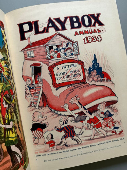 Playbox annual 1934. A picture and story book for children - The Fleetway House - 1934