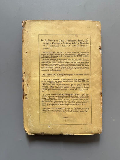 Gramática catalana-castellana, Magi Pers y Ramona - Imprenta de Anton Berdeguer, 1847