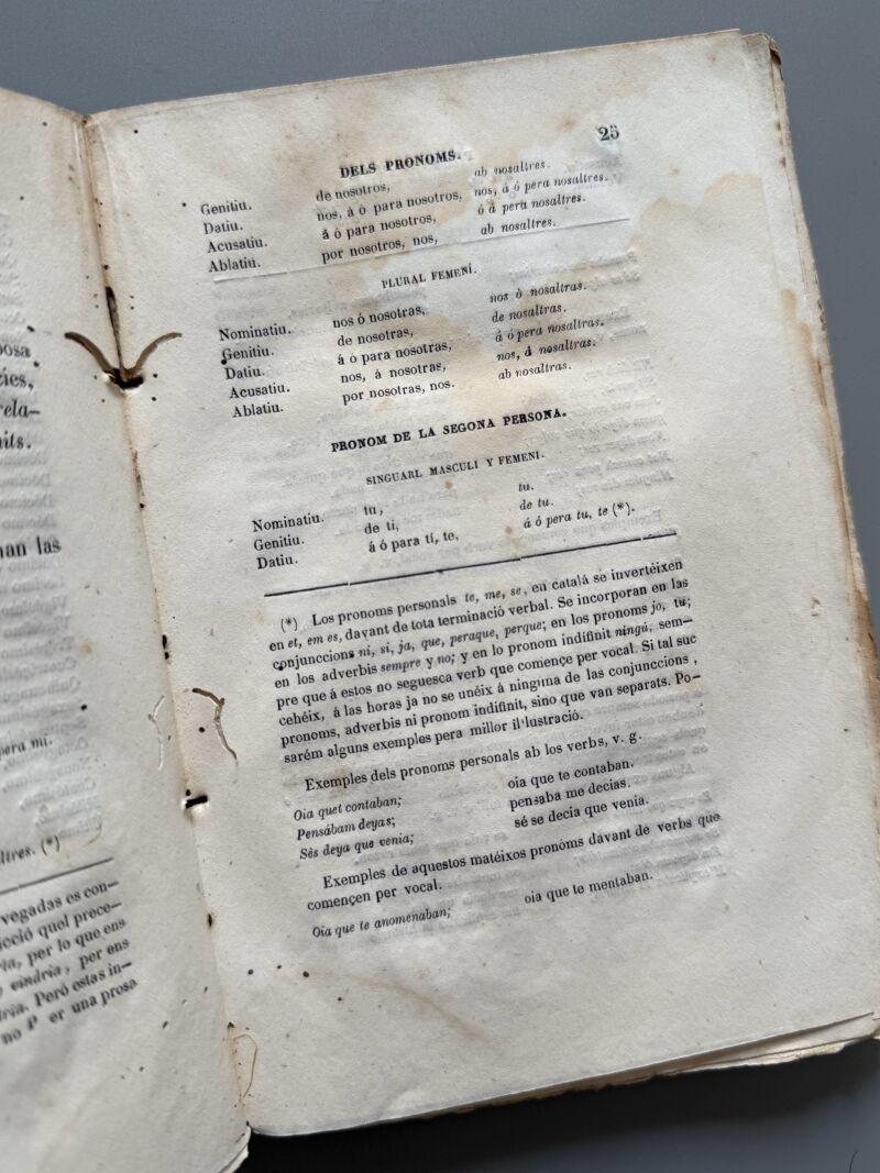 Gramática catalana-castellana, Magi Pers y Ramona - Imprenta de Anton Berdeguer, 1847