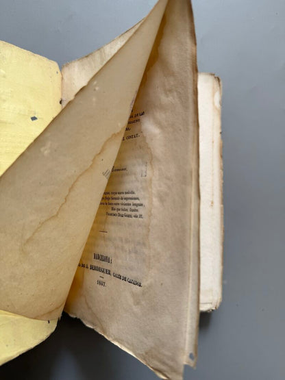 Gramática catalana-castellana, Magi Pers y Ramona - Imprenta de Anton Berdeguer, 1847