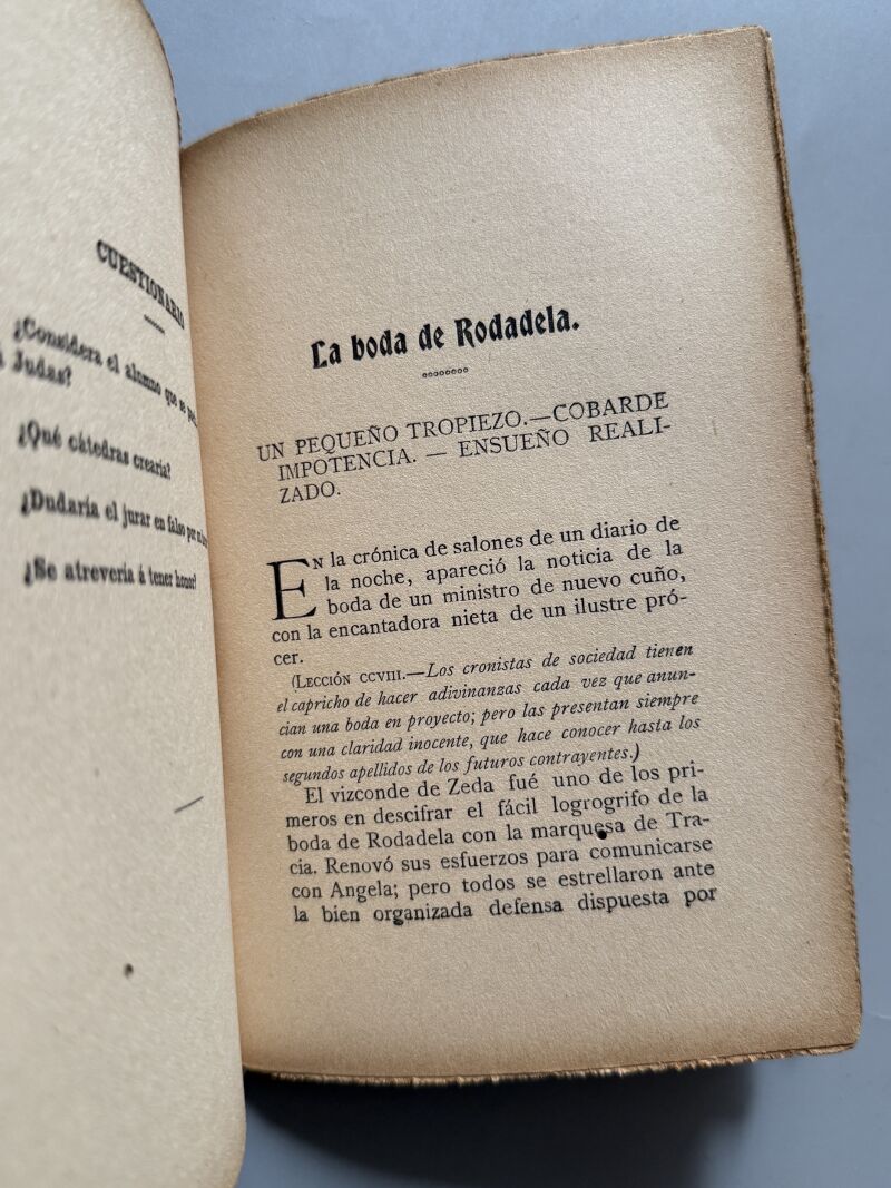 Manual del perfecto canalla, Rafael de Santa Ana - Imprenta Alemana, 1916