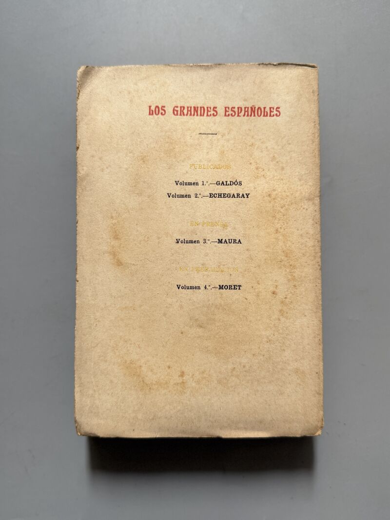 Echegaray, Luis Antón del Olmet y Arturo García Carraffa - Imprenta de "Alrededor del mundo", 1912