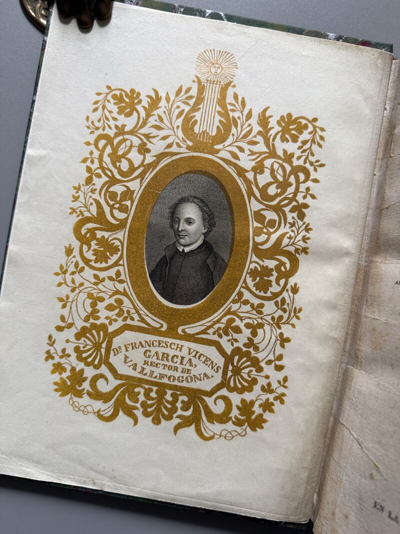 Poesías jocosas y serias, Rector de Vallfogona - Estampa de Joseph Torner, 1840
