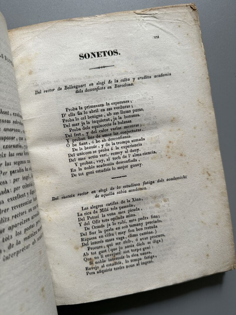 Poesías jocosas y serias, Rector de Vallfogona - Estampa de Joseph Torner, 1840