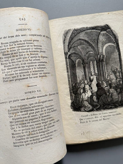 Poesías jocosas y serias, Rector de Vallfogona - Estampa de Joseph Torner, 1840
