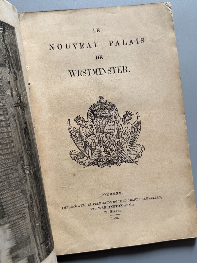 Le nouveau palais de Westminster - Warrington et Cie, 1860