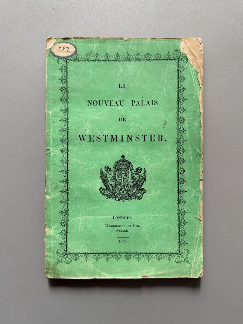 Le nouveau palais de Westminster - Warrington et Cie, 1860
