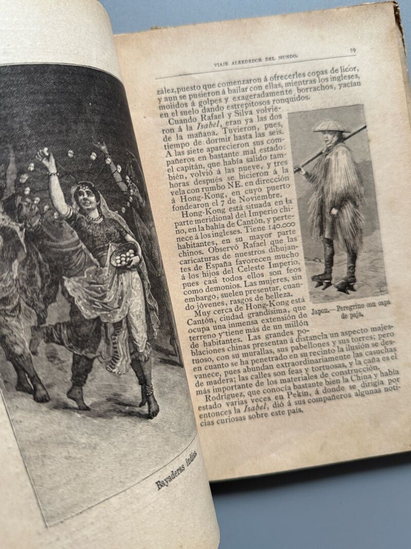 Viaje alrededor del mundo. Aventuras de un joven marino, M. Angel - Saturnino Calleja, 1892