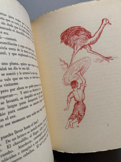 El volcán y el potro de Coipúe, Margarita de Pedroso (firmado) - Ed. de Cultura Hispánica, 1951