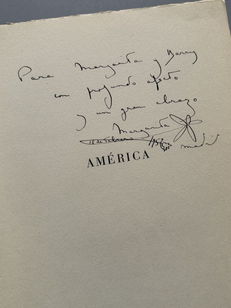 El volcán y el potro de Coipúe, Margarita de Pedroso (firmado) - Ed. de Cultura Hispánica, 1951