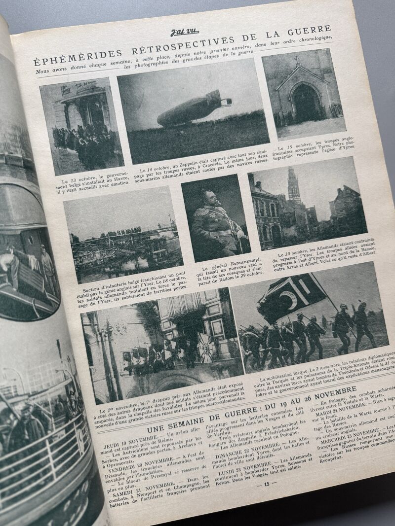 J'ai vu... Un an de guerre, 1 julio 1914 - 31 julio de 1915 - Primera Guerra Mundial