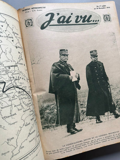 J'ai vu... Un an de guerre, 1 julio 1914 - 31 julio de 1915 - Primera Guerra Mundial