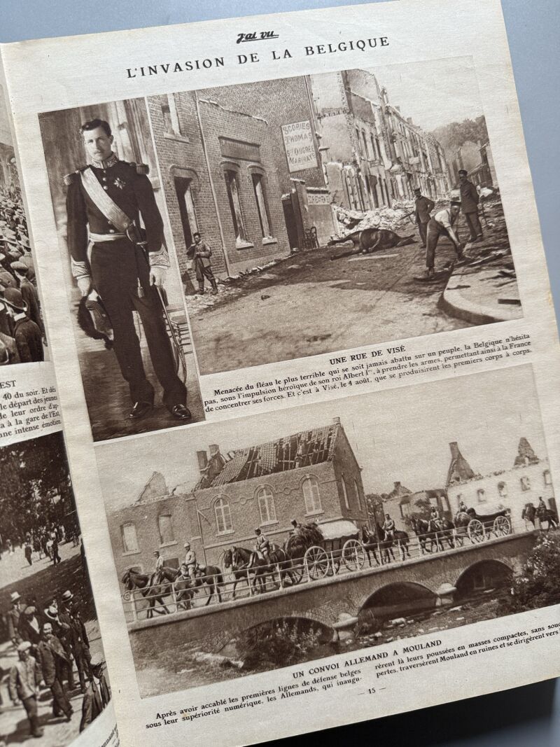 J'ai vu... Un an de guerre, 1 julio 1914 - 31 julio de 1915 - Primera Guerra Mundial