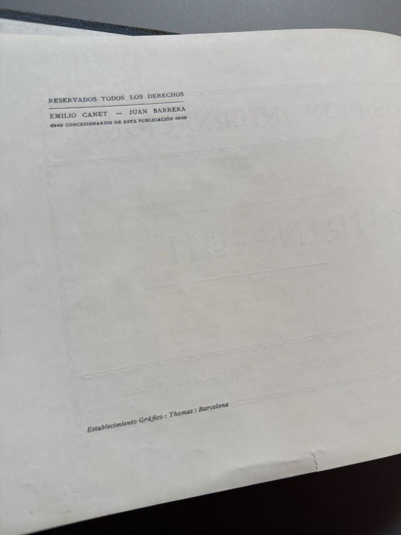 Exposición Internacional de Turín 1911. Album de fotografías - Barcelona, 1911