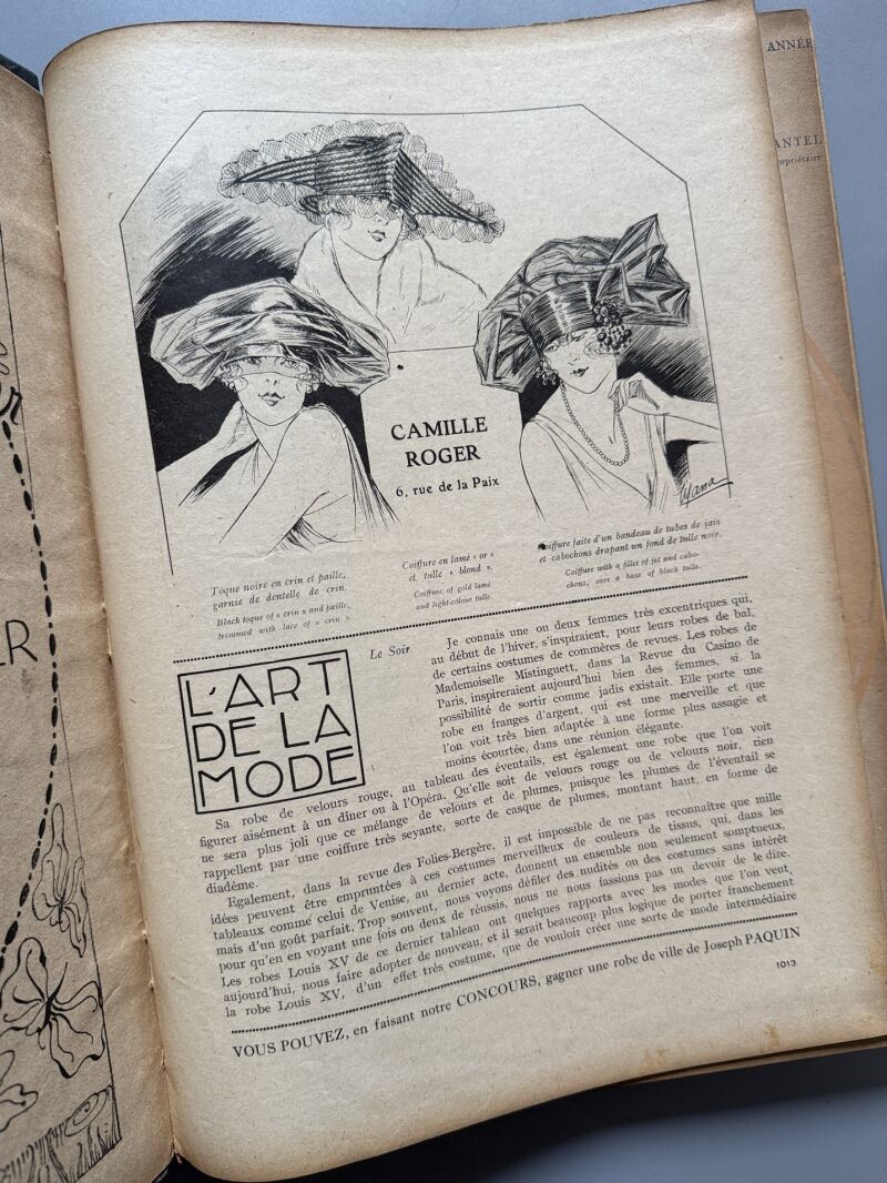 L'art et la mode y Chiffons. 10 números - Paris, 1919-1926