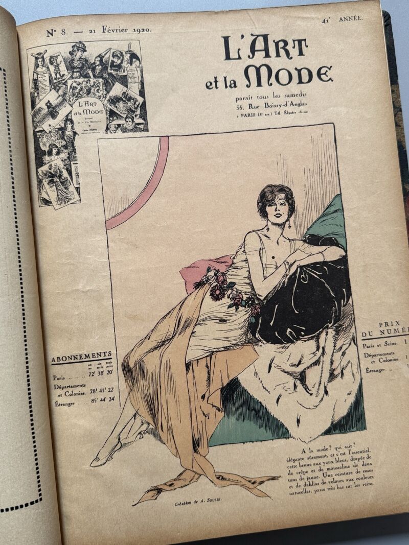 L'art et la mode y Chiffons. 10 números - Paris, 1919-1926