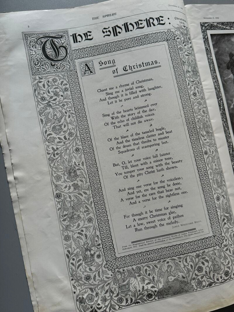 The Sphere Christmas number 1916, nº879a - Island Parcel Post, 1916