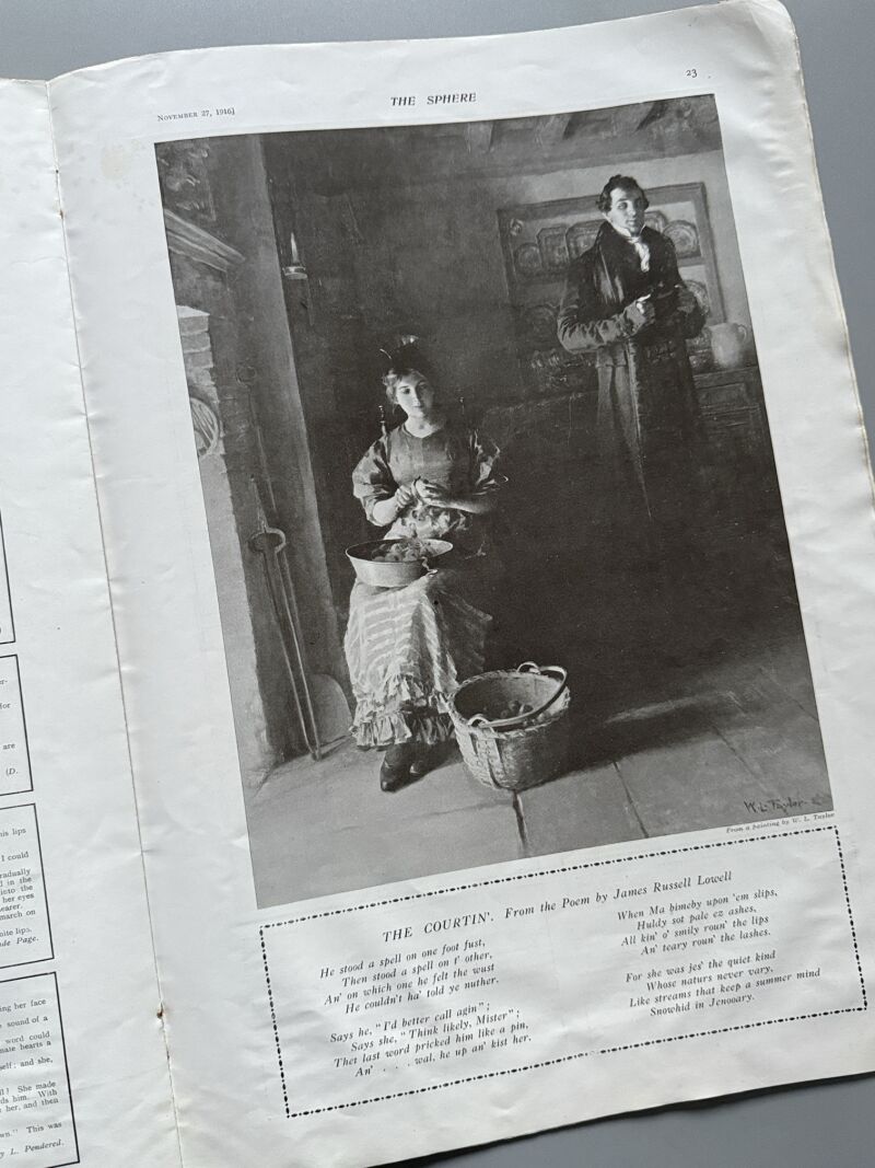 The Sphere Christmas number 1916, nº879a - Island Parcel Post, 1916