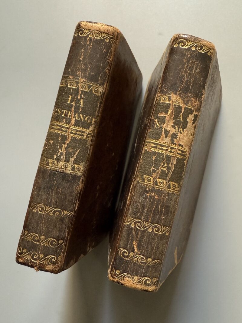 La Estrangera ó la muger misteriosa, Vizconde de Arlincourt - Librería de Cabrerizo, 1830