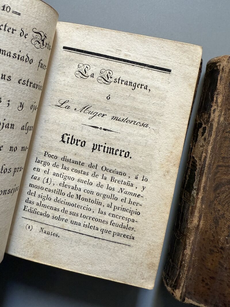 La Estrangera ó la muger misteriosa, Vizconde de Arlincourt - Librería de Cabrerizo, 1830