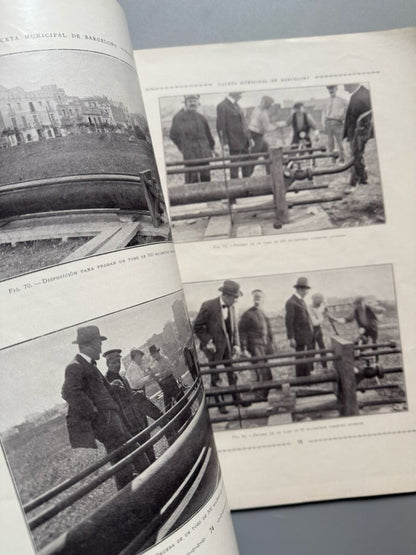 Servicio Municipal de las aguas de Moncada - Gaceta Municipal de Barcelona, 1917