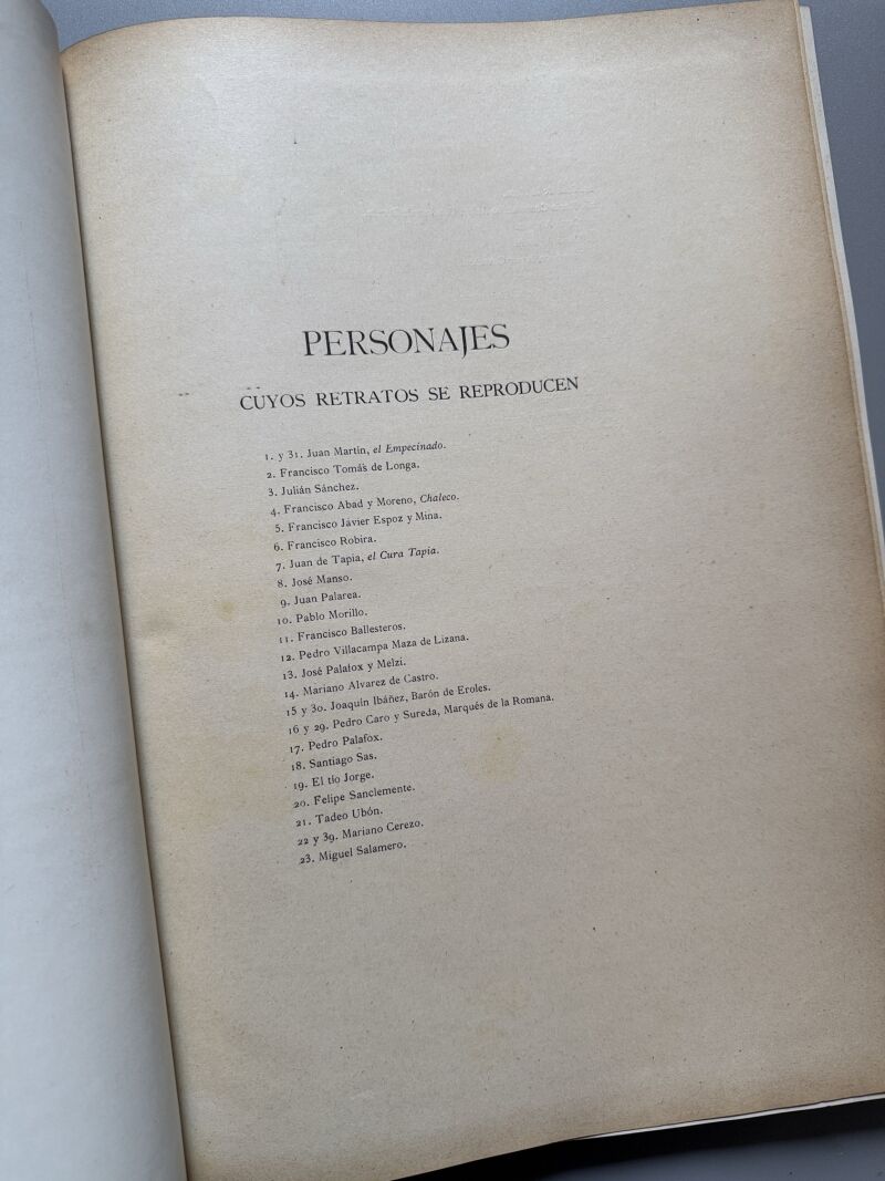 Guerra de la independencia. Retratos - Junta de Iconografía Nacional, 1908