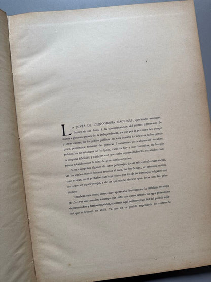 Guerra de la independencia. Retratos - Junta de Iconografía Nacional, 1908