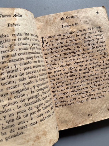 Nuevo arte de cocina, Juan Altamiras - Imprenta de María Ángela Martí Viuda, 1767