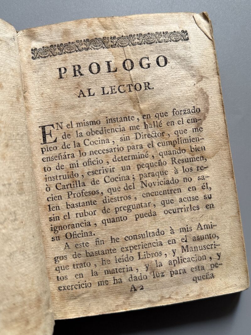 Nuevo arte de cocina, Juan Altamiras - Imprenta de María Ángela Martí Viuda, 1767