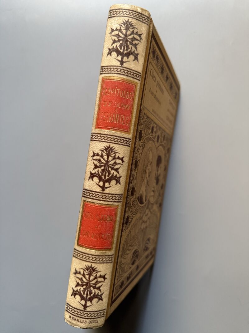 Capítulos que se le olvidaron a Cervantes, Juan de Montalvo - Montaner y Simón, 1898