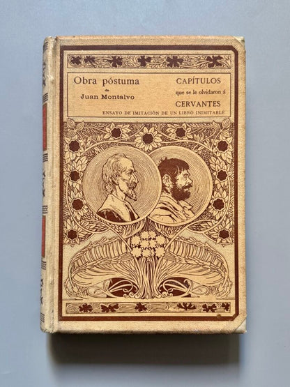 Capítulos que se le olvidaron a Cervantes, Juan de Montalvo - Montaner y Simón, 1898