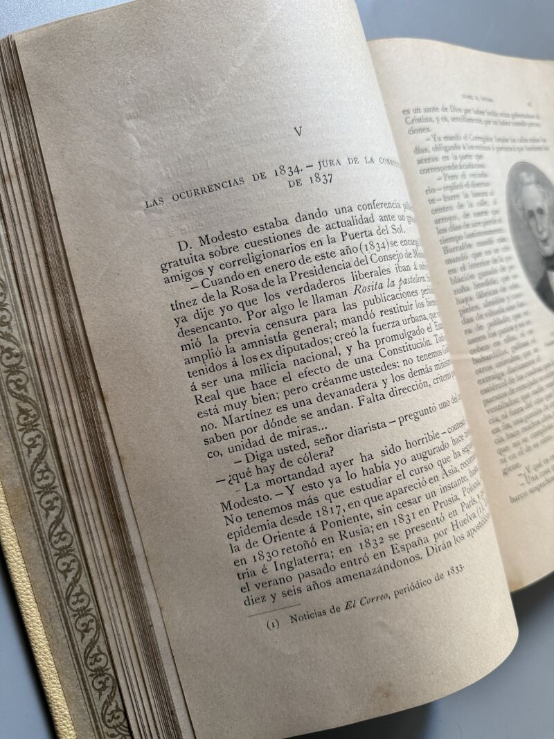 Isabel II, íntima, Carlos Cambronero - Montaner y Simón, 1908