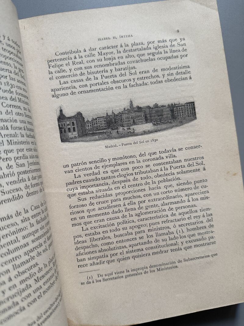 Isabel II, íntima, Carlos Cambronero - Montaner y Simón, 1908