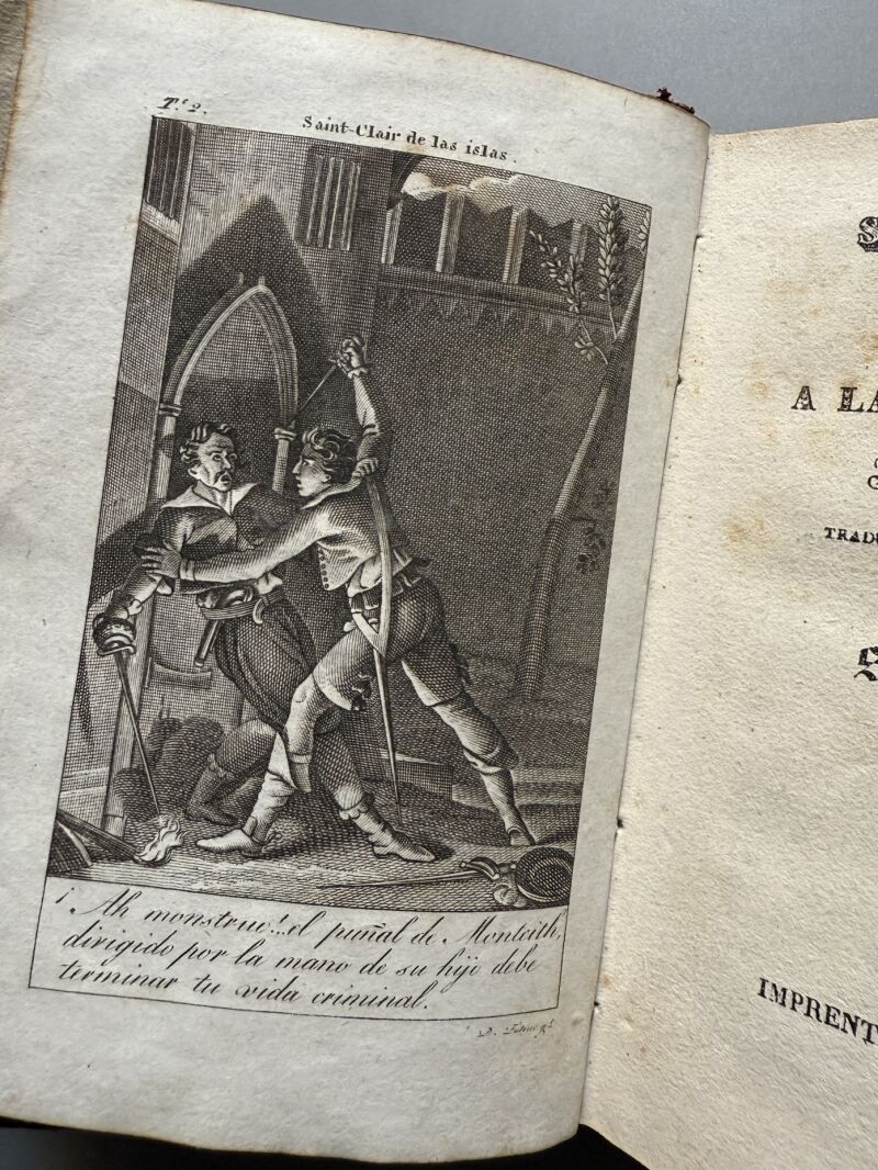 Saint-Clair de las Islas - Imprenta de Tomas Gorchs, 1838