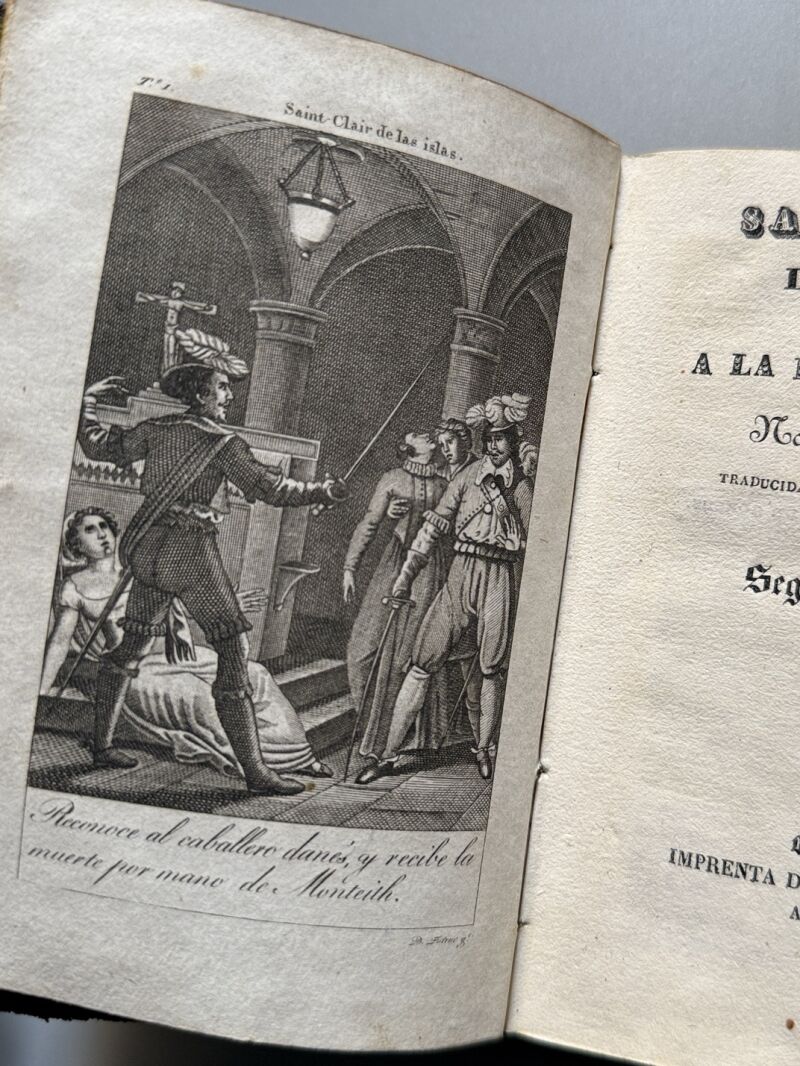 Saint-Clair de las Islas - Imprenta de Tomas Gorchs, 1838