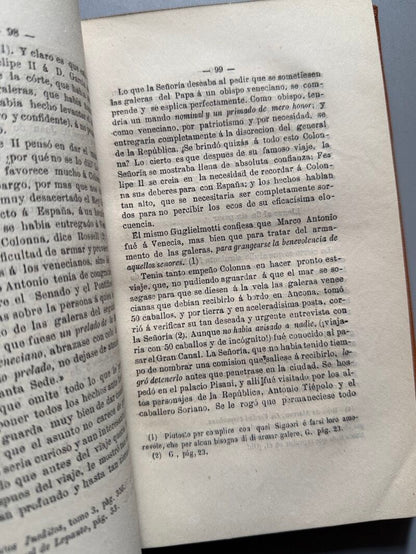 Felipe II y la liga de 1571 contra el turco, Miguel Sanchez  - Madrid, 1868