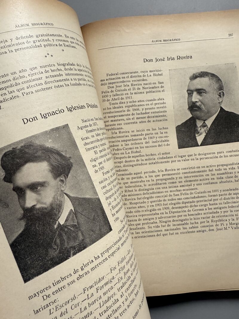 Historia crítica de los hombres del republicanismo catalán, Emilio Navarro - Ortega & Artís, 1915