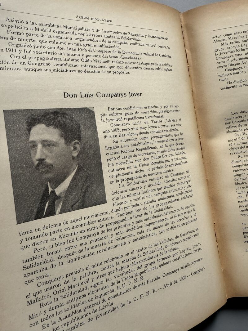 Historia crítica de los hombres del republicanismo catalán, Emilio Navarro - Ortega & Artís, 1915