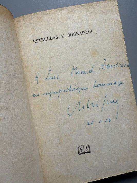 Estrellas y borrascas, Gaston Rébuffat (firmado) - Editorial Juventud, 1955