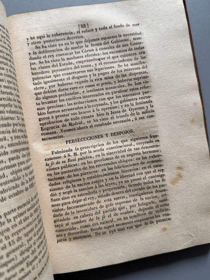 España bajo el poder arbitrario de la congregación apostólica, Pedro de Urquinaona - Madrid, 1835