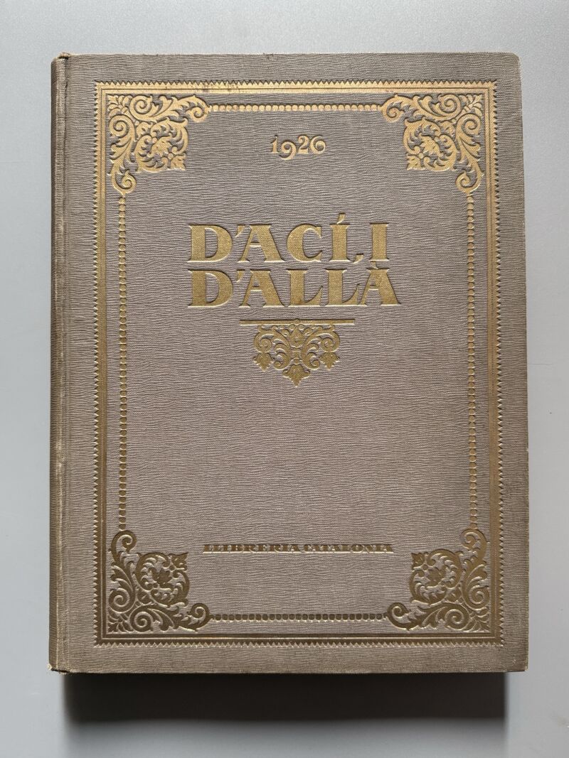 D'Aci i d'Alla encuadernada - Llibreria Catalonia, 1926
