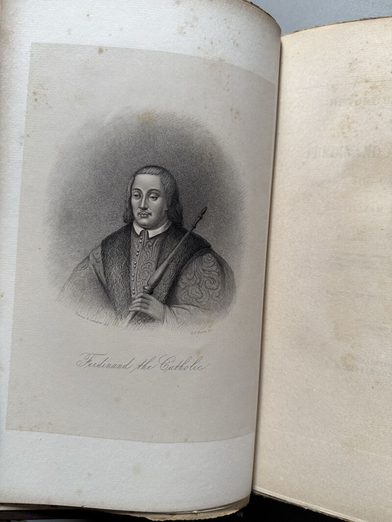 History of the reign of Ferdinand and Isabella the catholic, W. H. Prescott - Philadelphia, 1872