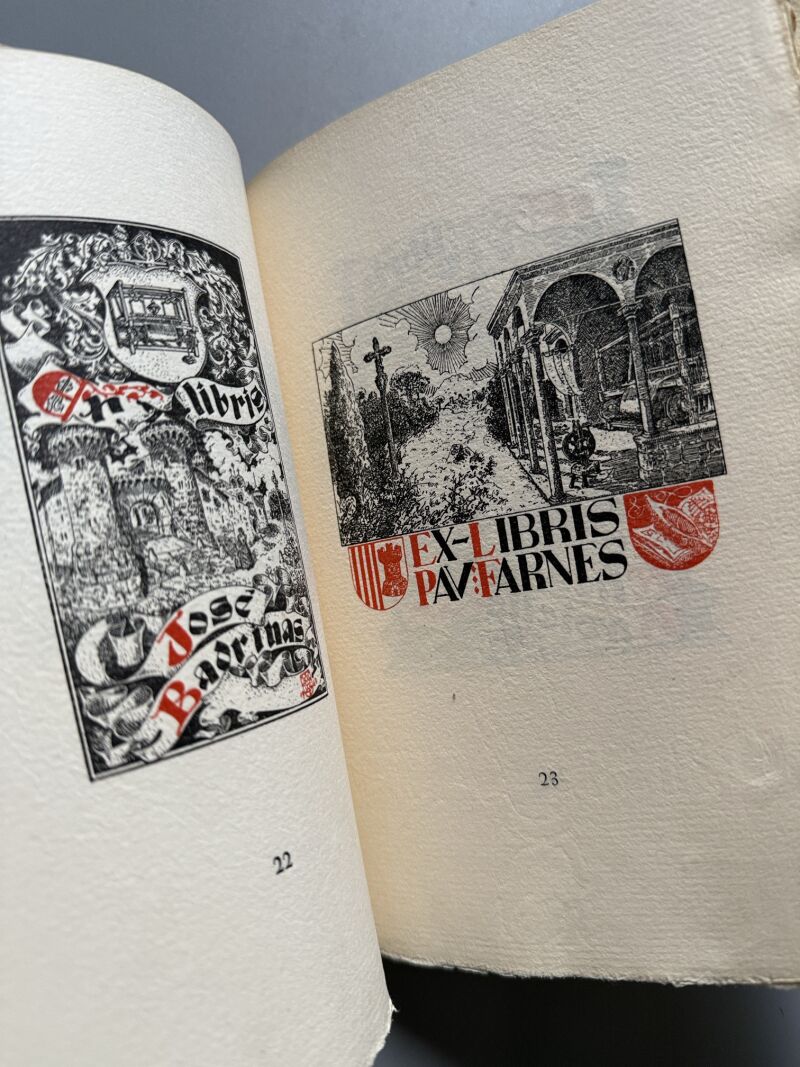 Ex-libris, Mateu Avellaneda (ejemplar numerado) - Tipografia Martí, 1948