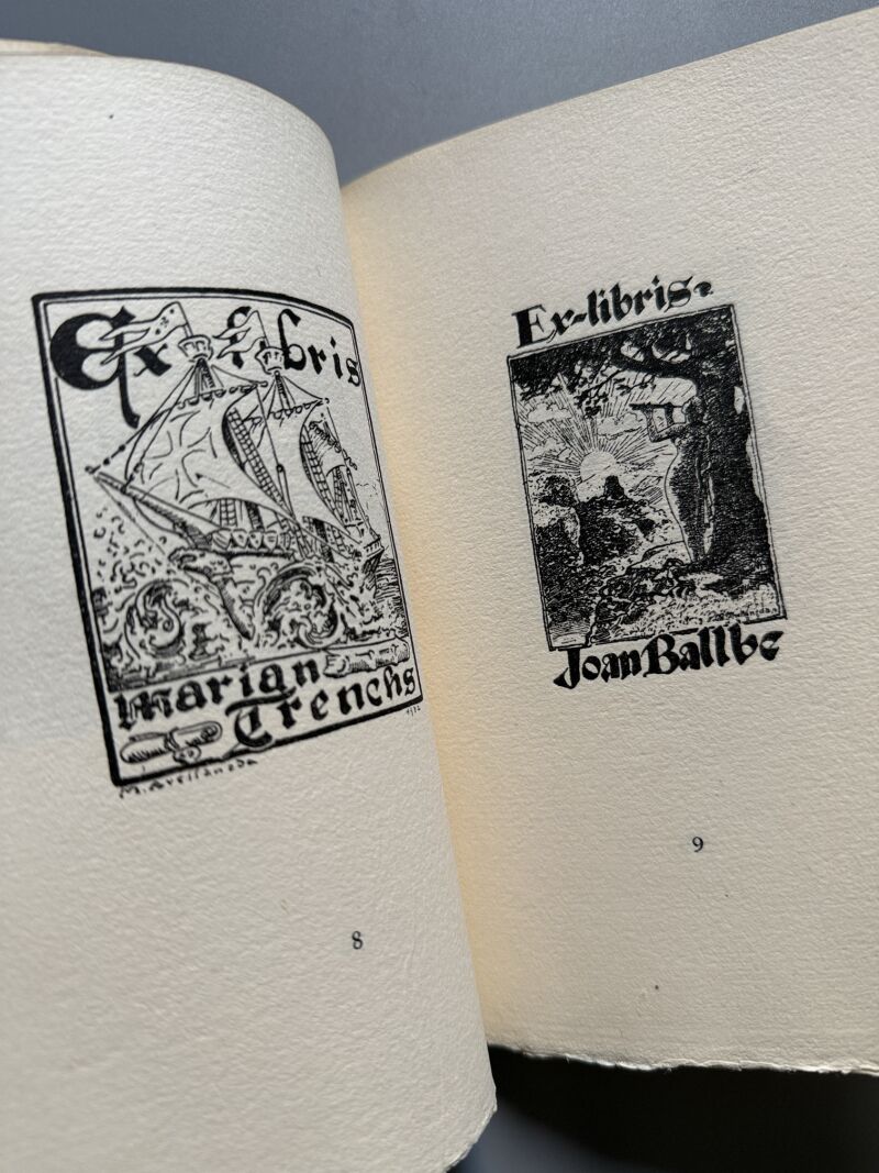 Ex-libris, Mateu Avellaneda (ejemplar numerado) - Tipografia Martí, 1948