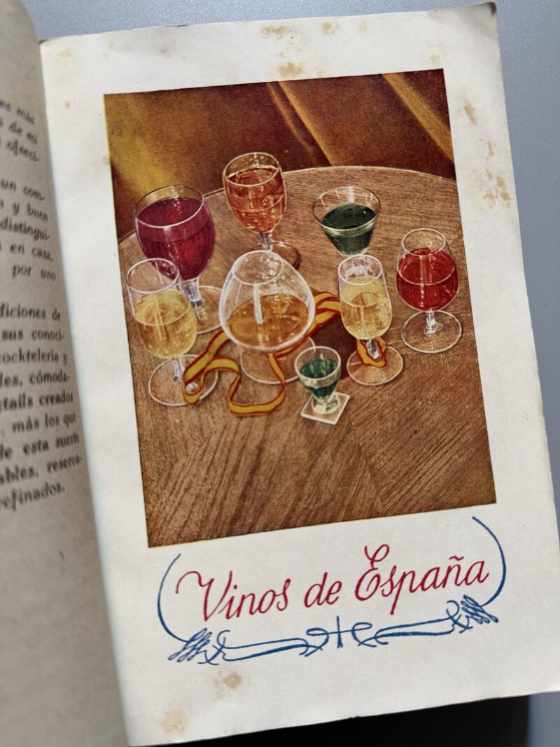 Vinos españoles y sus mezclas, Pedro Chicote - Rivadeneyra, ca. 1940