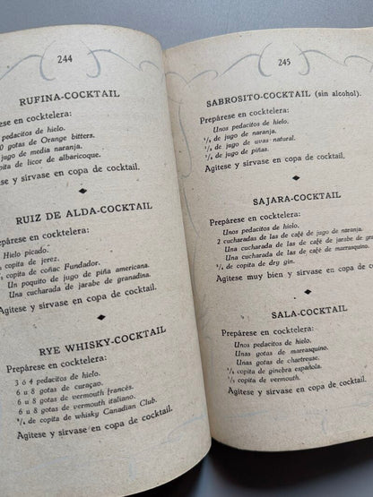Vinos españoles y sus mezclas, Pedro Chicote - Rivadeneyra, ca. 1940